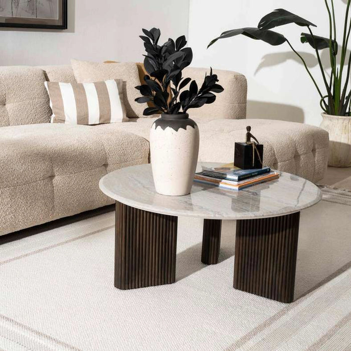 Tinos Coffee Table Marble - Beige Brown