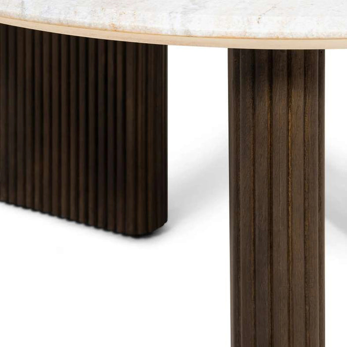 Tinos Coffee Table Marble - Beige Brown