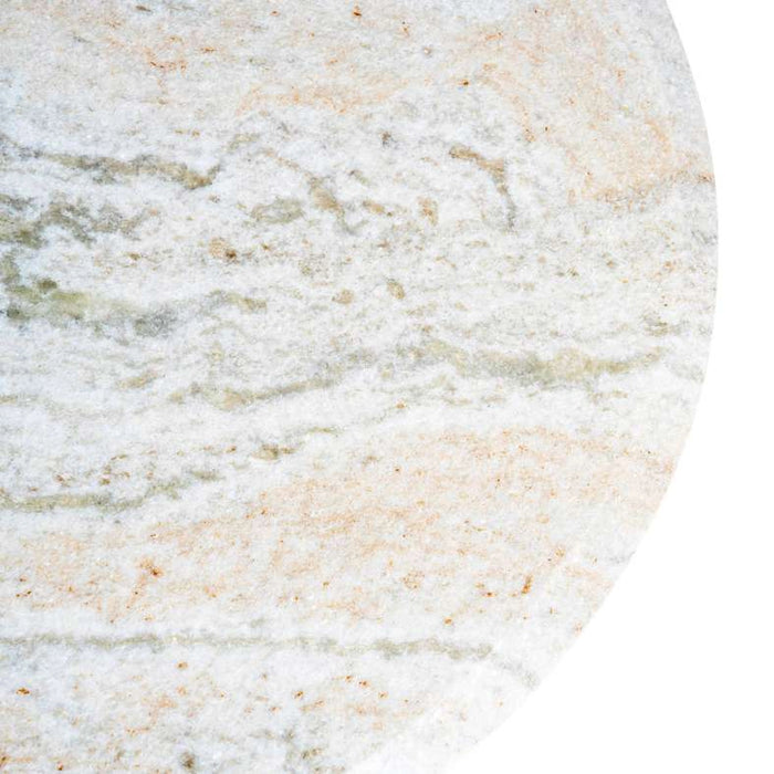 Tinos End Table Marble - Beige Brown
