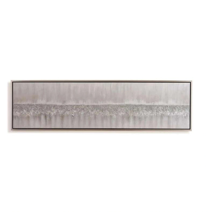Tinsel Town Framed Canvas Art 180X50Cm - Silver