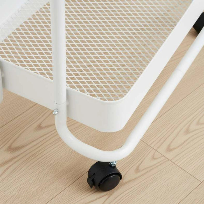 Tisca 3-Tier Multipurpose Trolley - White Pan Home