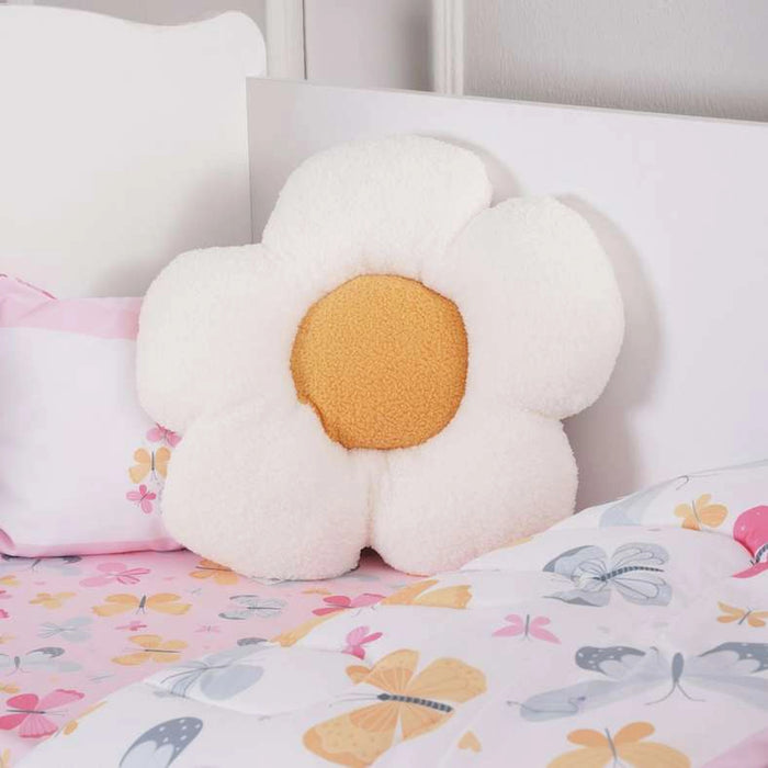 Titan Flower Shaped Cushion 50X37Cm - Yellow