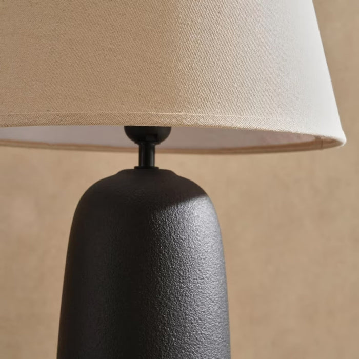 Toby e-27 ceramic table lamp 30x30x52.5cm - black Pan Home