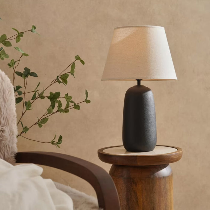 Toby e-27 ceramic table lamp 30x30x52.5cm - black Pan Home