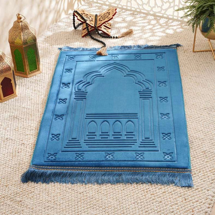 Togo Prayer Mat 80X120Cm - Blue