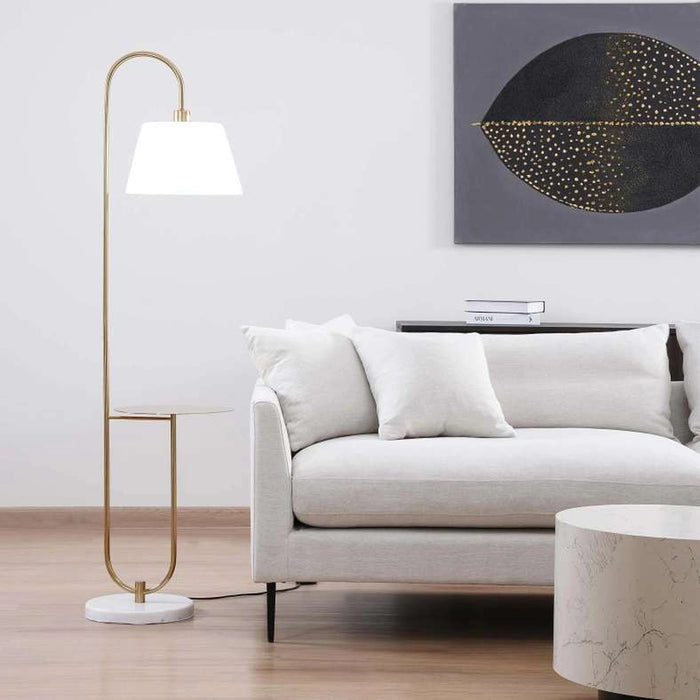 Tokyo E27 Floor Lamp H165Cm - Brass