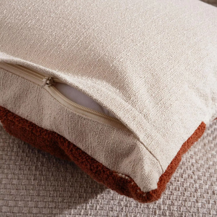 Toledo Hand Embroidered Filled Cushion 40X60Cm - Caramel