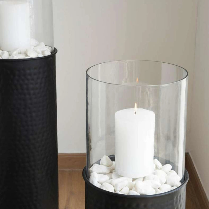 Tolliver Hurricane Candle Holder 27.5X71Cm - Black