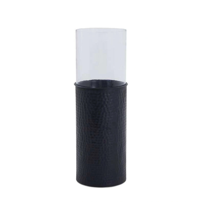 Tolliver Hurricane Candle Holder 27.5X71Cm - Black