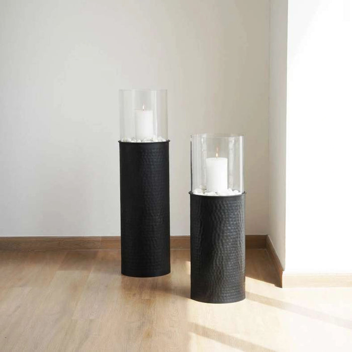 Tolliver Hurricane Candle Holder 28X97Cm - Black