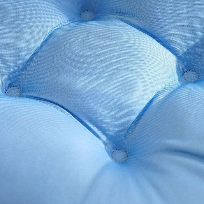 Tonal Water Repellant Digital Printed Outdoor Filled Chair Pad 40X40X5Cm - Blue