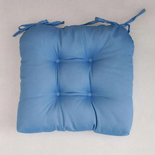 Tonal Water Repellant Digital Printed Outdoor Filled Chair Pad 40X40X5Cm - Blue PAN HOME