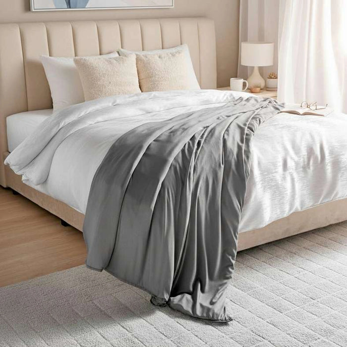 Topcee Cooling Weighted Blanket 122X183Cm - Grey