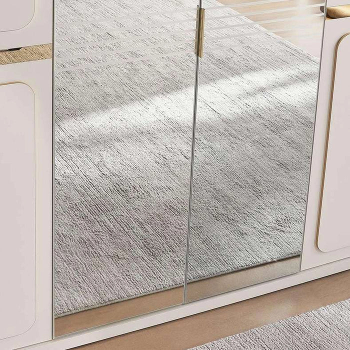 Torino 6 Door Wardrobe - Cream