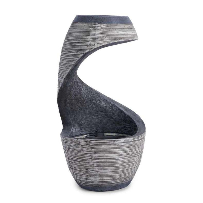 Torino Spiral Tall Fountain 45X45X89Cm -Beige