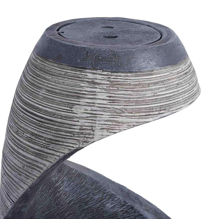 Torino Spiral Tall Fountain 45X45X89Cm -Beige