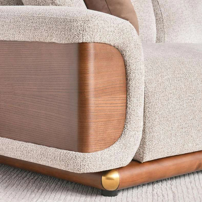 Torou 3 Seater Sofa - Brown