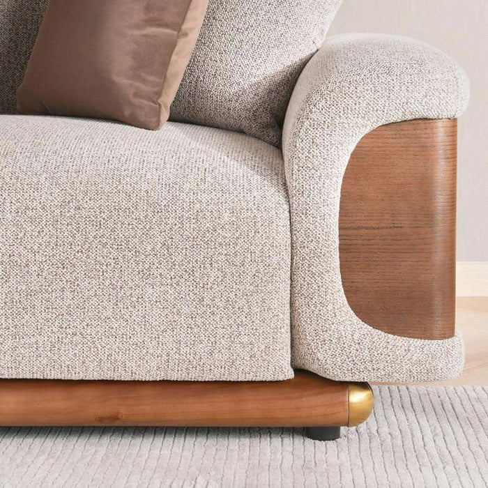 Torou 3 Seater Sofa - Brown