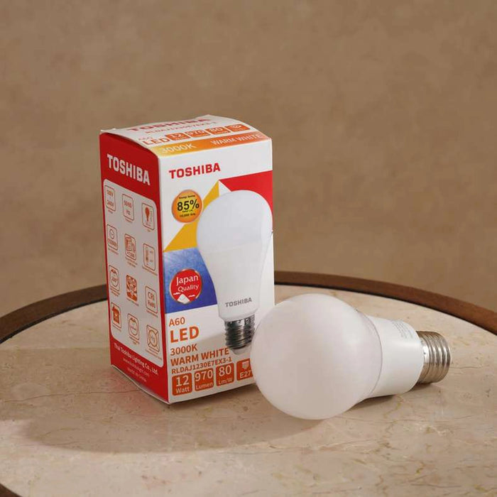 Toshiba E27 Led Bulb 12W 970Lumen 3000K Warm White