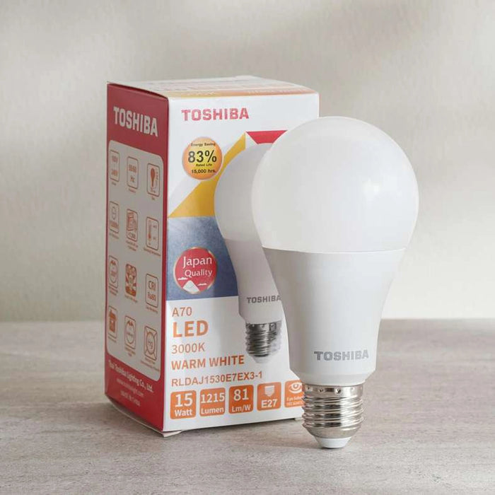 Toshiba E27 Led Bulb 15W 1215Lumen 3000K Warm White