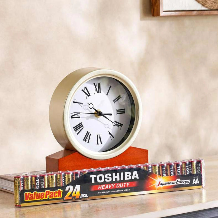 Toshiba Heavy Duty 24-Pieces Aa Battery Pan Home