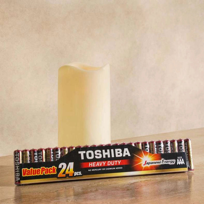 Toshiba Heavy Duty 24-Pieces Aaa Battery Pan Home