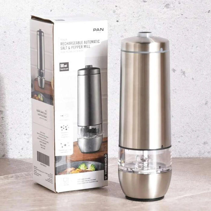 Tova Rechargeable Automatic Salt/Pepper Mill 6.2X6.2X18.8Cm -Chrome