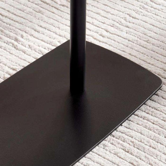 Tower 2 Tier End Table Wood - Natural & Black