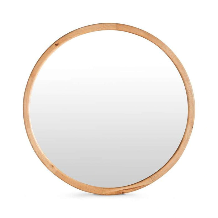 Trafford Console Mirror Round Large - Natural