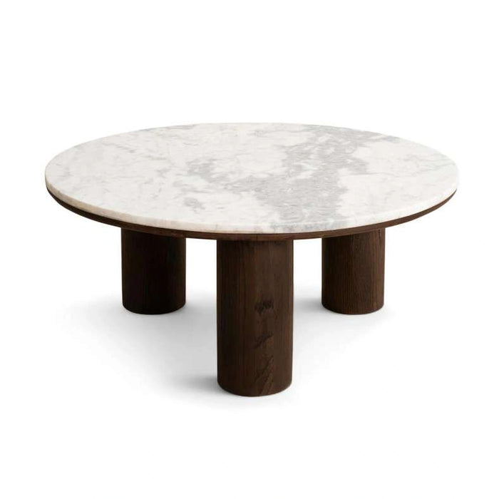 Traosa Coffee Table Marble - White Brown