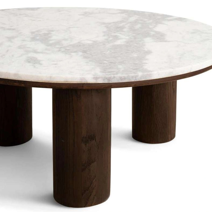 Traosa Coffee Table Marble - White Brown