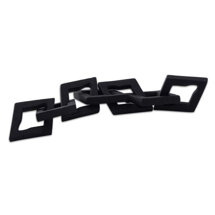 Trazo Decor Chain 8.75X8.75X50.75Cm - Black