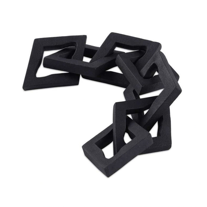 Trazo Decor Chain 8.75X8.75X50.75Cm - Black