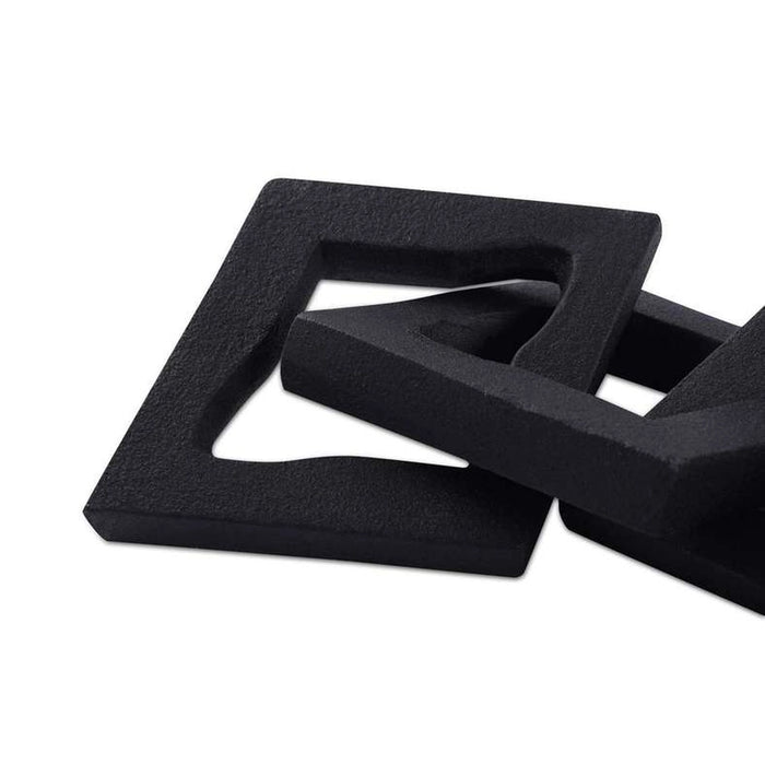 Trazo Decor Chain 8.75X8.75X50.75Cm - Black