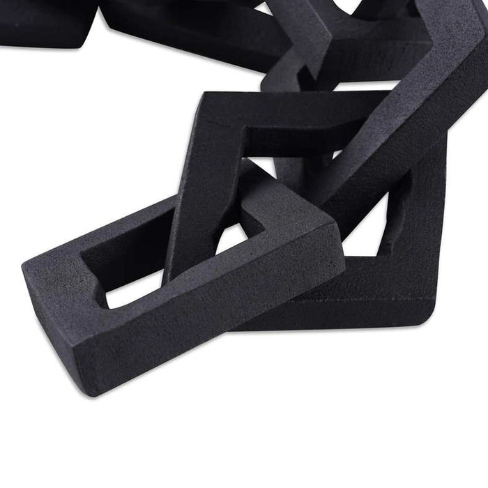 Trazo Decor Chain 8.75X8.75X50.75Cm - Black