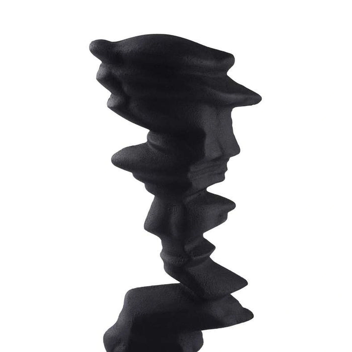 Trazo Decor Sculpture 12.75X12X75X39.5Cm - Black