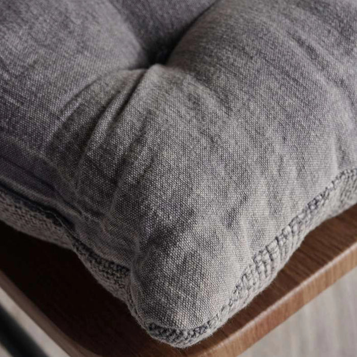 Tred Textured 2-Piece Chairpad Set 40X40Cm - Grey