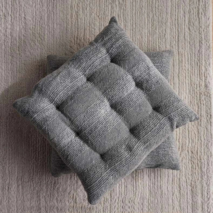 Tred Textured 2-Piece Chairpad Set 40X40Cm - Grey