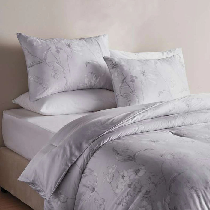 Tree Umbra 3-Piece Queen Comforter Set 200X240Cm - Grey
