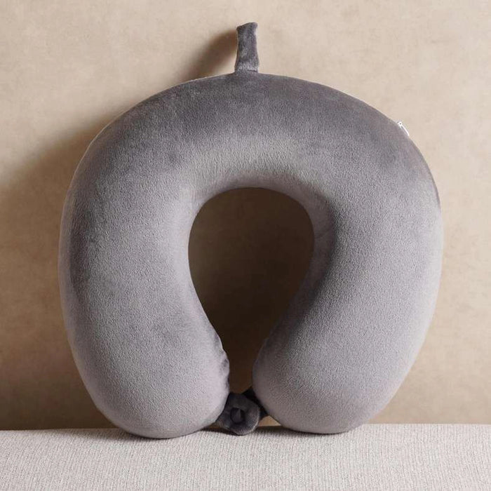 Trek Memory Foam Travel Pillow 30X30X9Cm - Grey