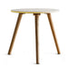 Trellis Accent Table Wood - White & Natural Pan Home