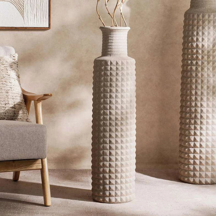 Trevi Polyresin Vase 25X25X97Cm - Brown