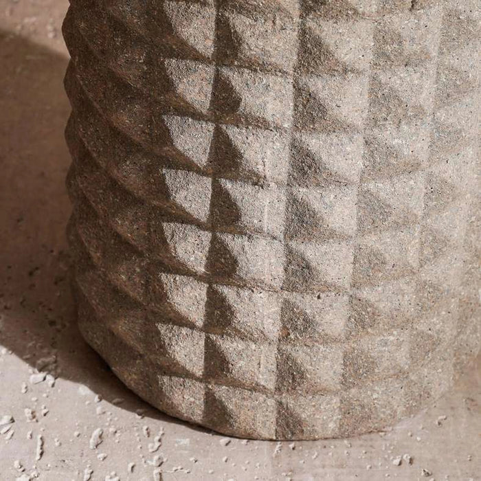 Trevi Polyresin Vase 30X30X128Cm - Brown