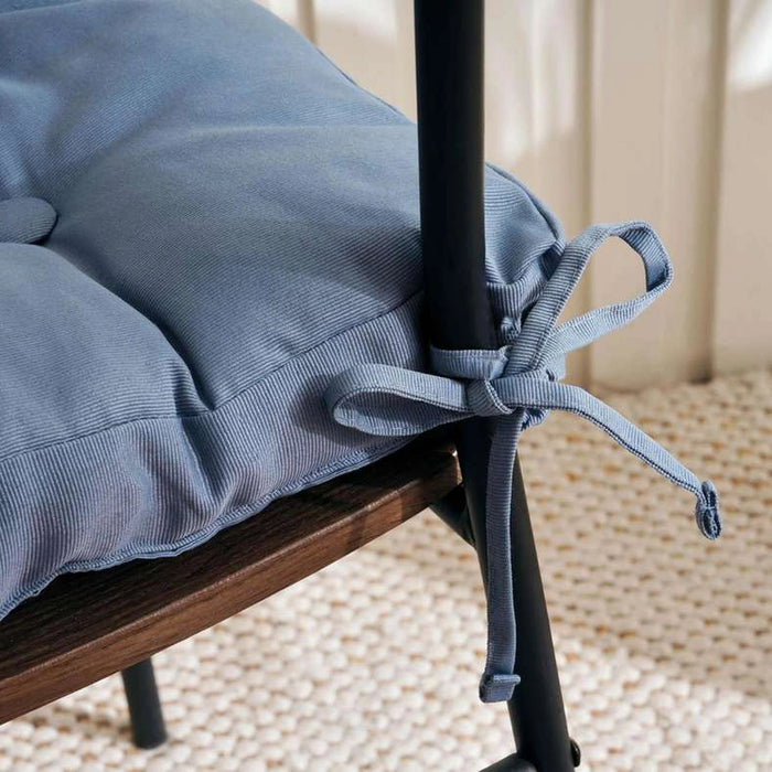 Trevor Textured Chairpad 40X40+3cm - Light Blue Pan Home