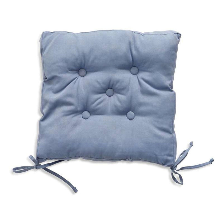 Trevor Textured Chairpad 40X40+3cm - Light Blue Pan Home