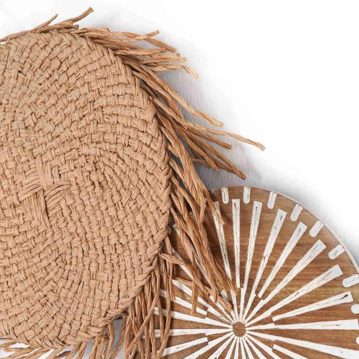 Tribal Wooden Wall Decor 168X6X79Cm-Brown