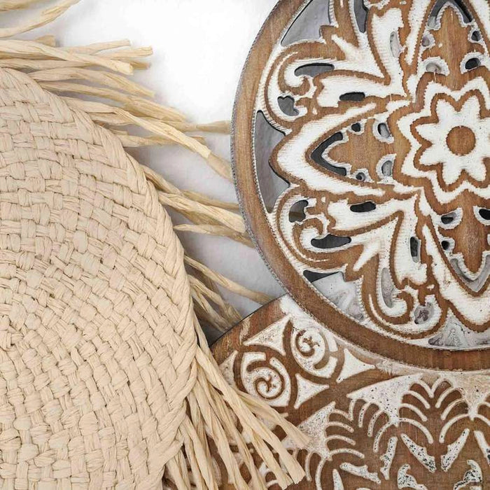 Tribal Wooden Wall Decor 168X6X79Cm-Brown