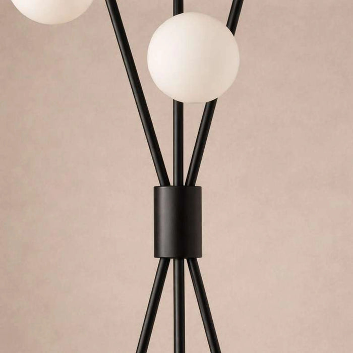 Trident 3-Light G9 Floor Lamp 70X164Cm - Black
