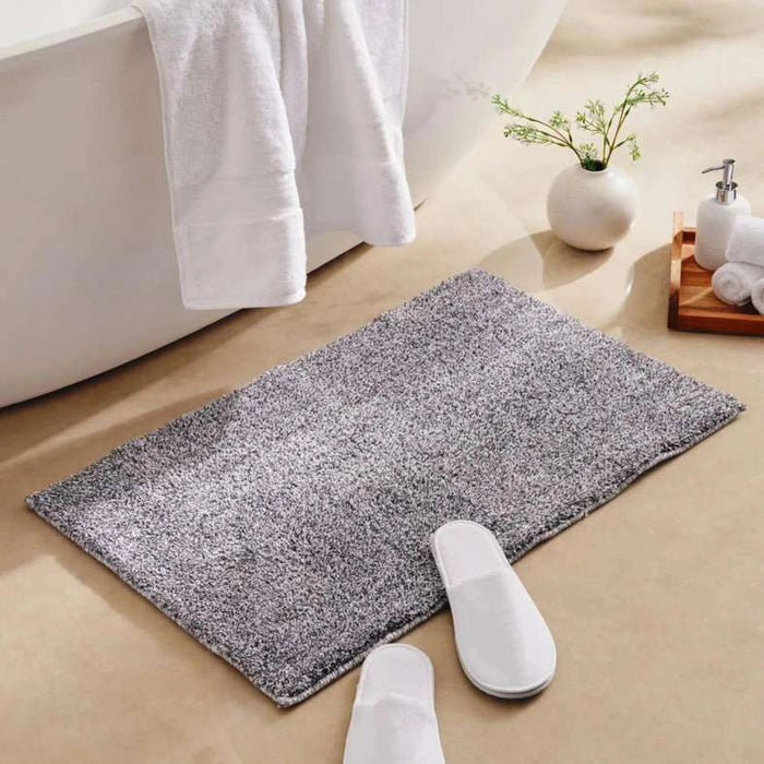 Trinity Shaggy Bathmat - Grey Pan Home