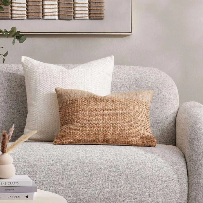 Trivor Handwoven Cushion Cover 35X50Cm - Natural